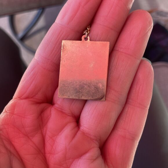 Vintage 1980s Michael Jackson Necklace Gold Tone 9” Chain - Picture 3 of 4